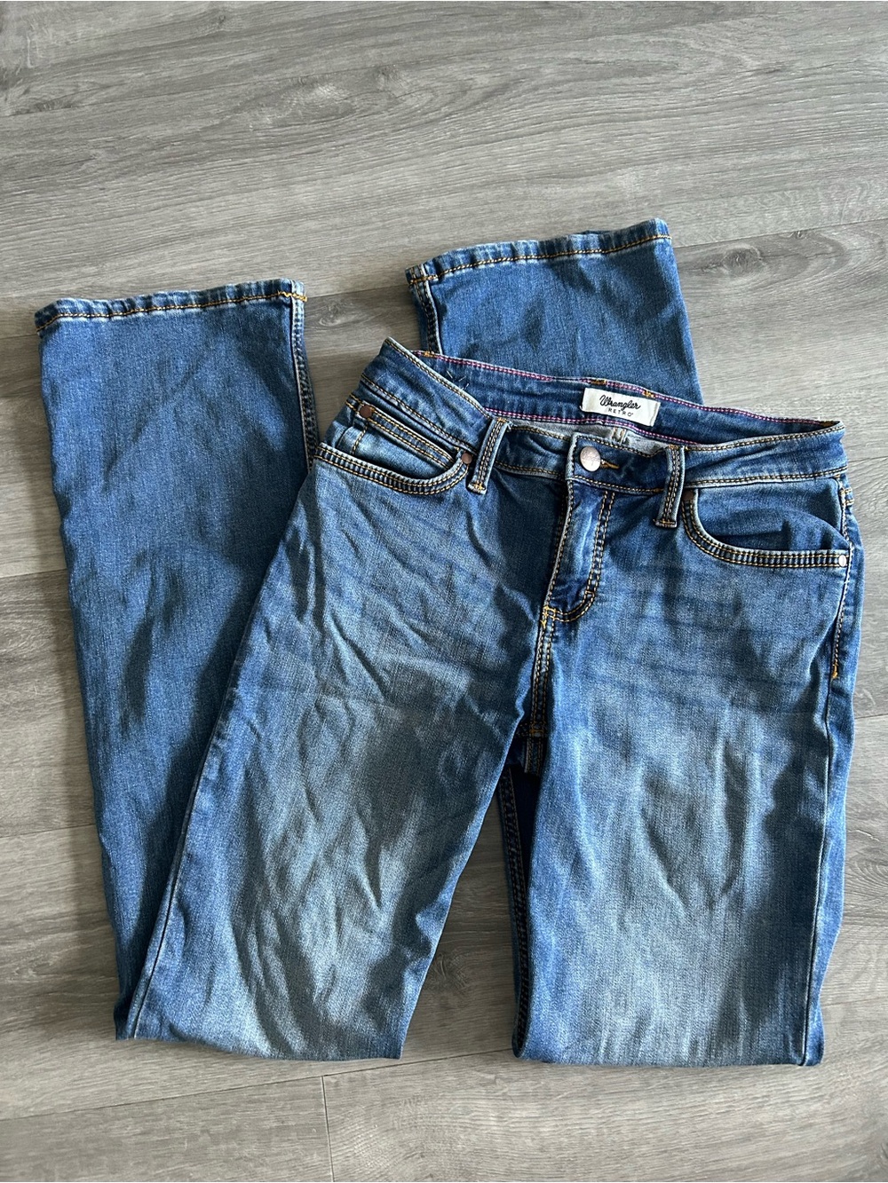 Wrangler Women's Medium Blue Bootcut Jeans